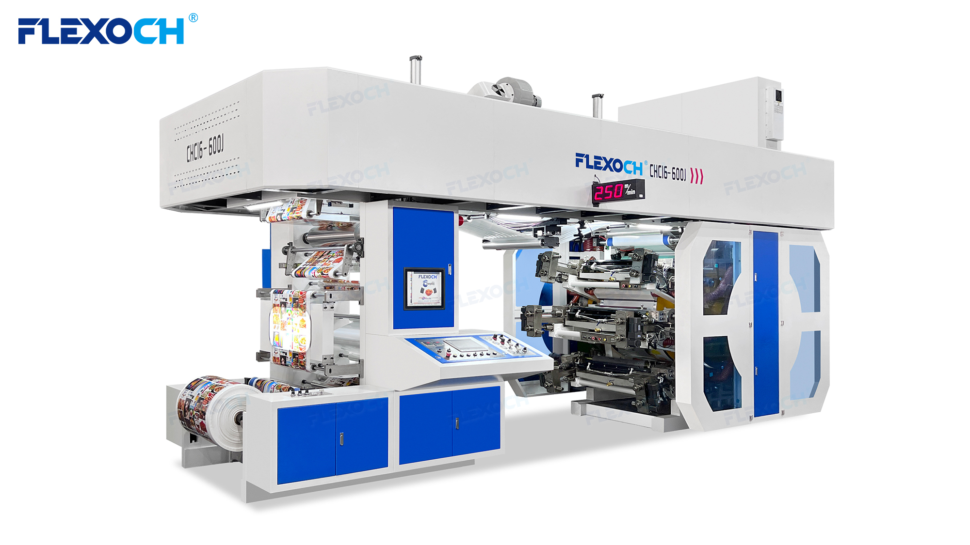Máquina Flexográfica CI de 6 Colores